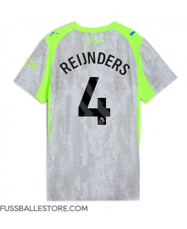 Günstige Manchester City Tijjani Reijnders #4 3rd trikot Damen 2025-26 Kurzarm
